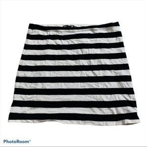 H&M Basic Size M Skirt Striped Women